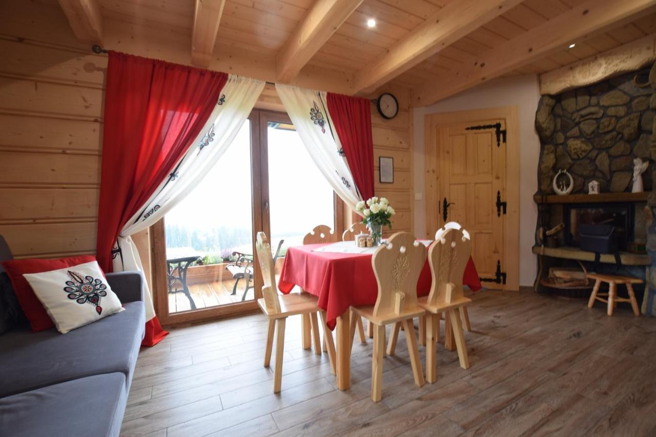 Witowianskie Domki Z Kominkiem, Jacuzzi I Sauna Dzianisz المظهر الخارجي الصورة