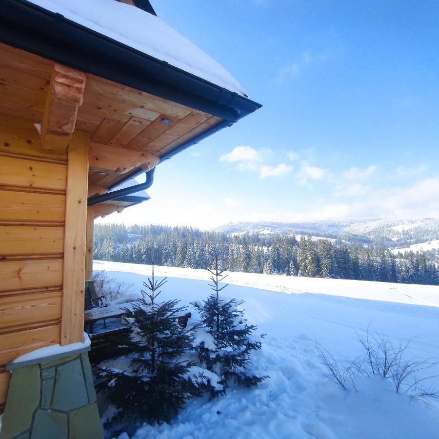 Witowianskie Domki Z Kominkiem, Jacuzzi I Sauna Dzianisz المظهر الخارجي الصورة