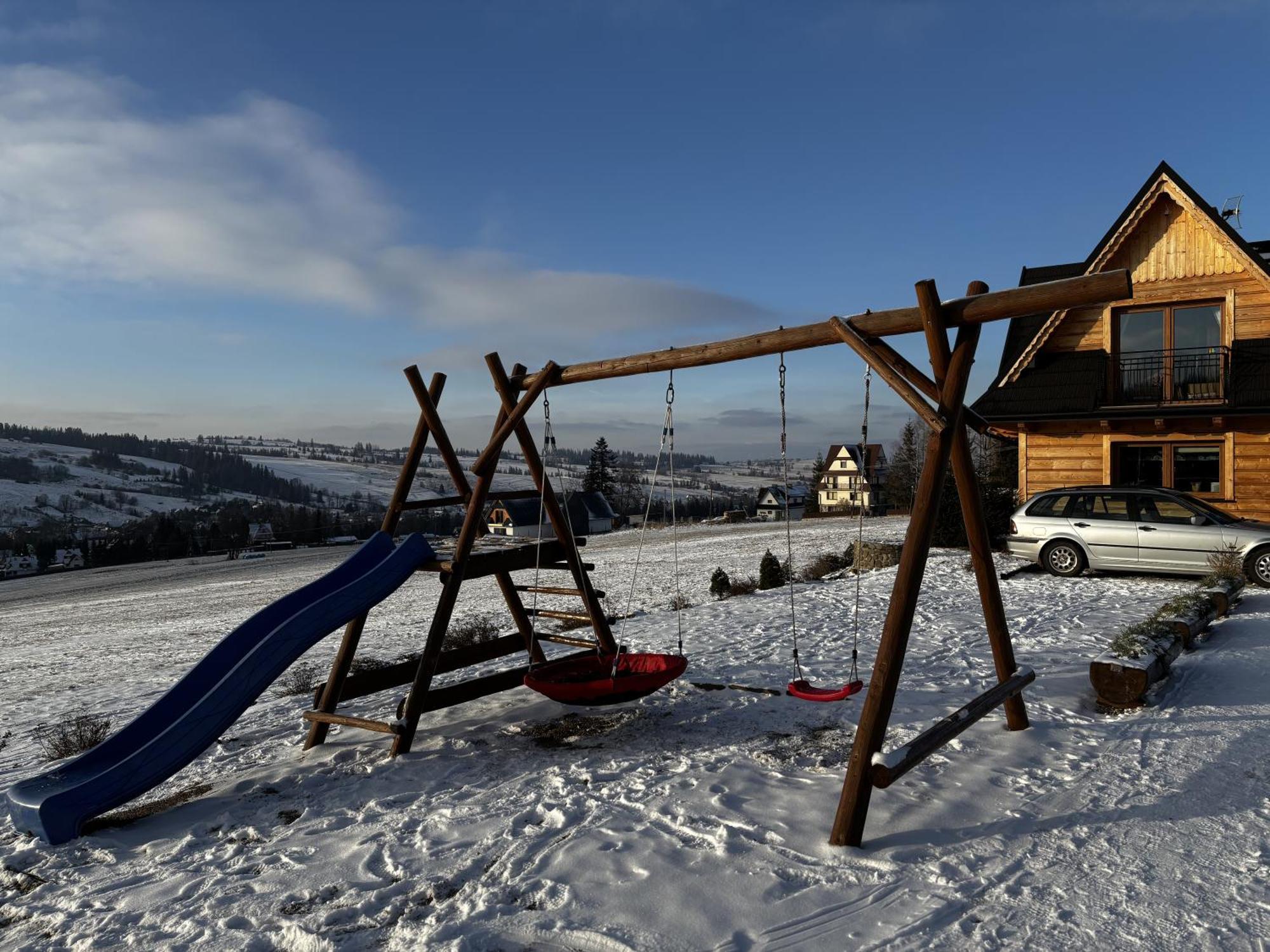 Witowianskie Domki Z Kominkiem, Jacuzzi I Sauna Dzianisz المظهر الخارجي الصورة
